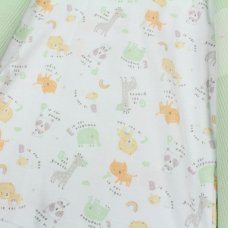 M14265: Baby Sage Waffle Fabric 3 Piece Outfit (0-6 Months)